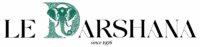 Logo Le Darshana dont le D est en vert avec un éléphant